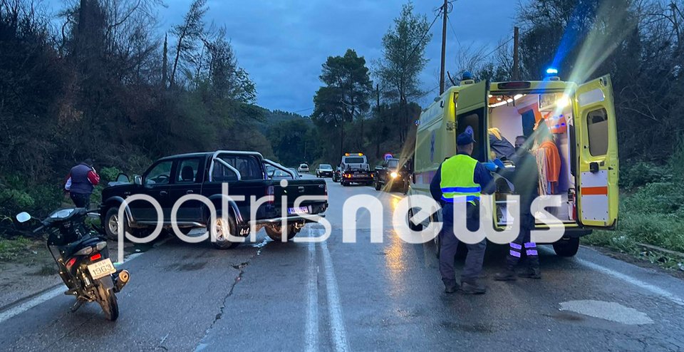 Τροχαίο δυστύχημα στην Ηλεία