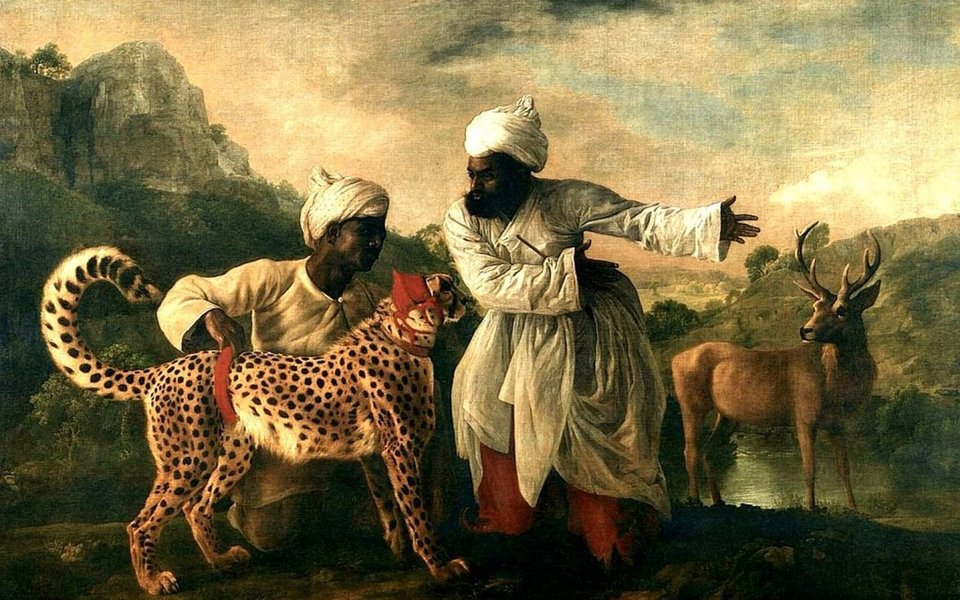 Ο πίνακας του George Stubbs «Cheetah and Stag»