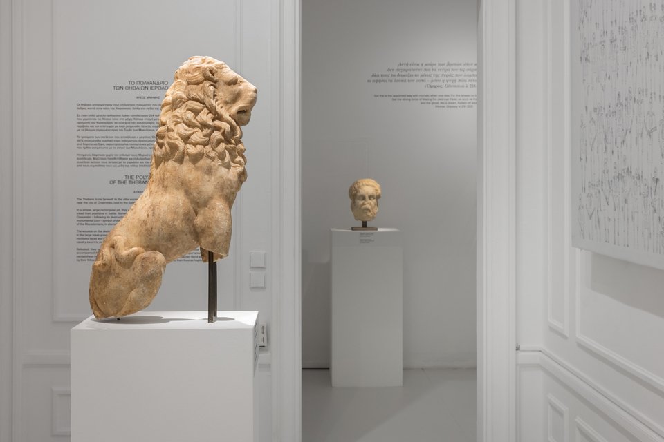 Γενική άποψη της έκθεσης, Φωτ. Πάρις Ταβιτιάν © Μουσείο Κυκλαδικής Τέχνης Installation shot, Photo Paris Tavitian © Museum of Cycladic Art