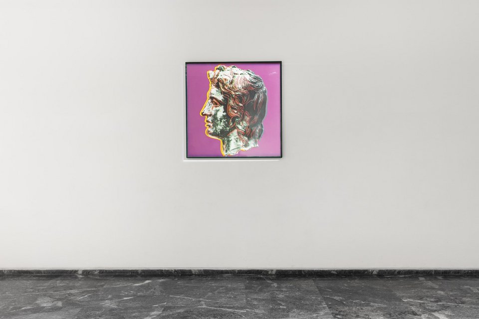 Andy Warhol/Μέγας Αλέξανδρος, 1981,Έγχρωμη Μεταξοτυπία, Δωρεά Αλέξανδρου Ιόλα (1984)/ MOMus - Μουσείο Σύγχρονης Τέχνης/Συλλογές Μακεδονικού Μουσείου Σύγχρονης Τέχνης και Κρατικού Μουσείου Σύγχρονης Τέχνης -Φωτ. Πάρις Ταβιτιάν