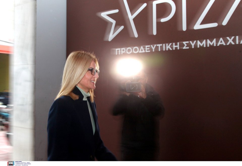 Η εκπρόσωπςο Τύπου του ΣΥΡΙΖΑ Δώρα Αυγέρη / Φωτογραφία: Intime - ΣΑΡΕΛΑΣ ΔΗΜΗΤΡΗΣ 