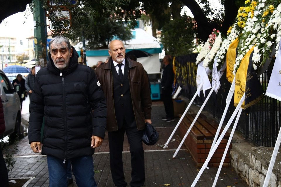 Ο Σταύρος Σταμάτης και ο Τάκης Καραγκιοζόπουλος