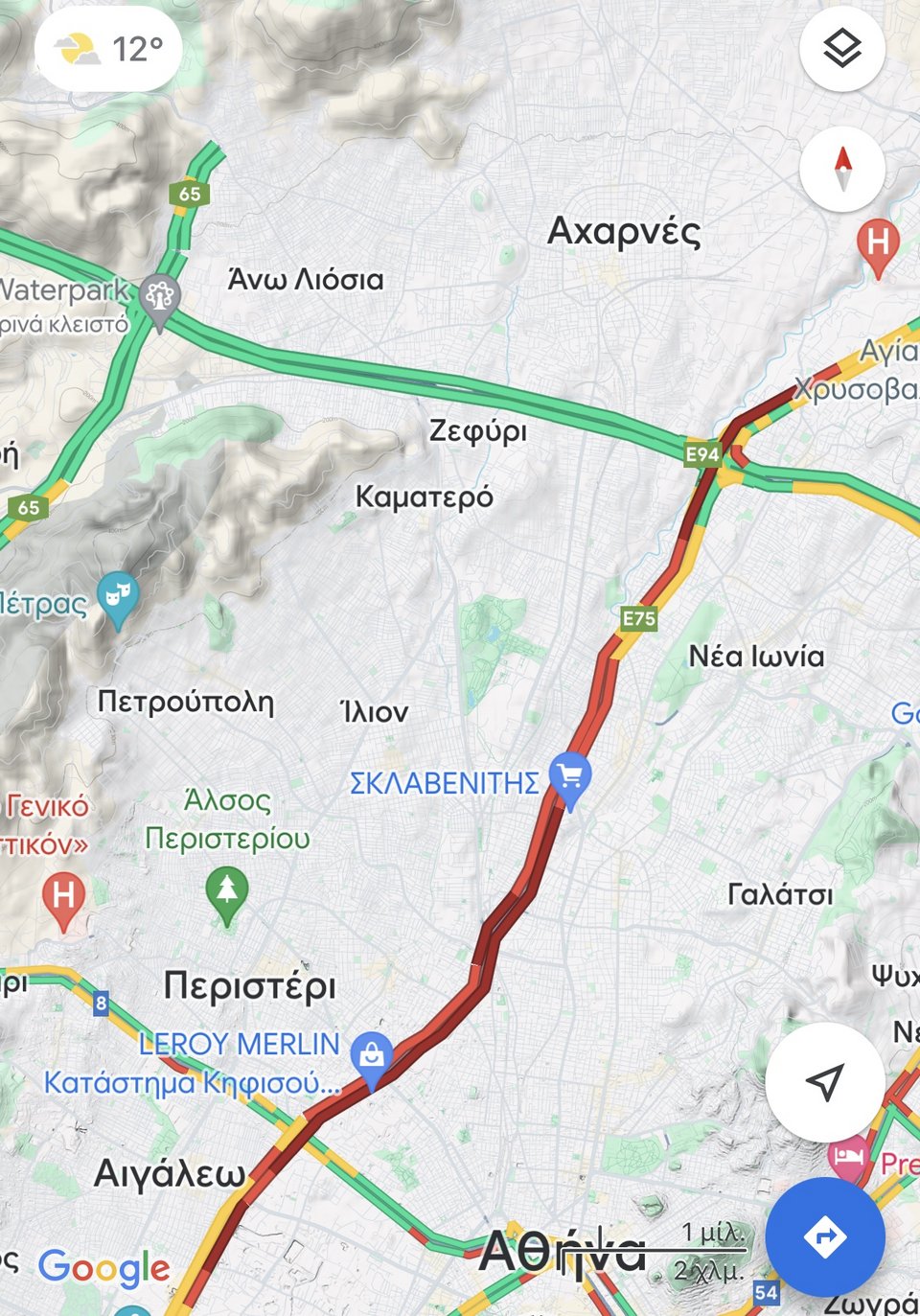 Κηφισός λίγο πριν τις 8