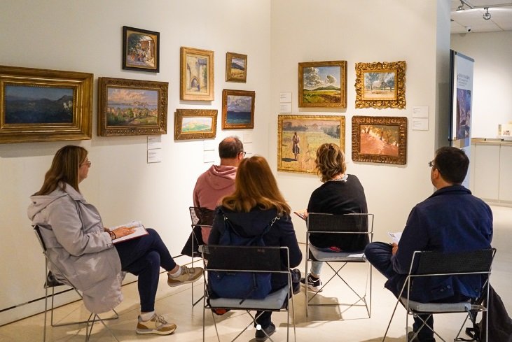 Μεσα στο Παράρτημα της Εθνικής Πινακοθήκης στην Κέρκυρα