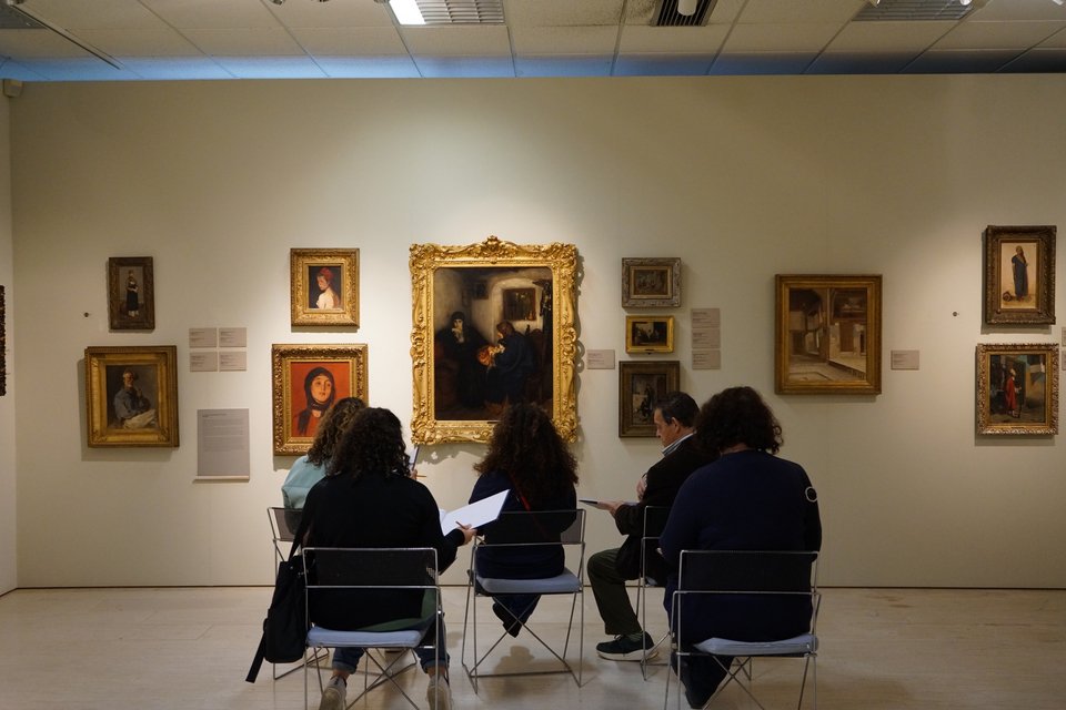 Μεσα στο Παράρτημα της Εθνικής Πινακοθήκης στην Κέρκυρα