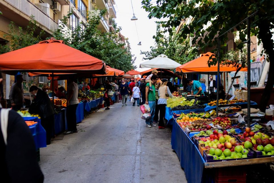 Η λαϊκή αγορά της Καλλιδρομίου/ Φωτογραφία: Shutterstck