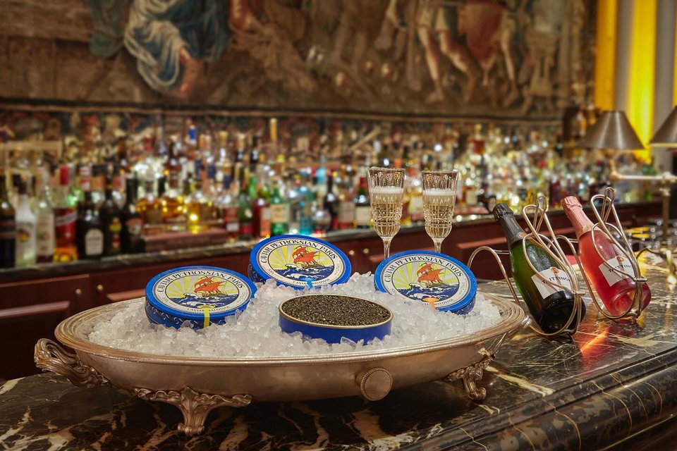 Χαβιάρι στη Μεγάλη Βρετανία  / Φωτογραφία: hotelgrandebretagne/Instagram