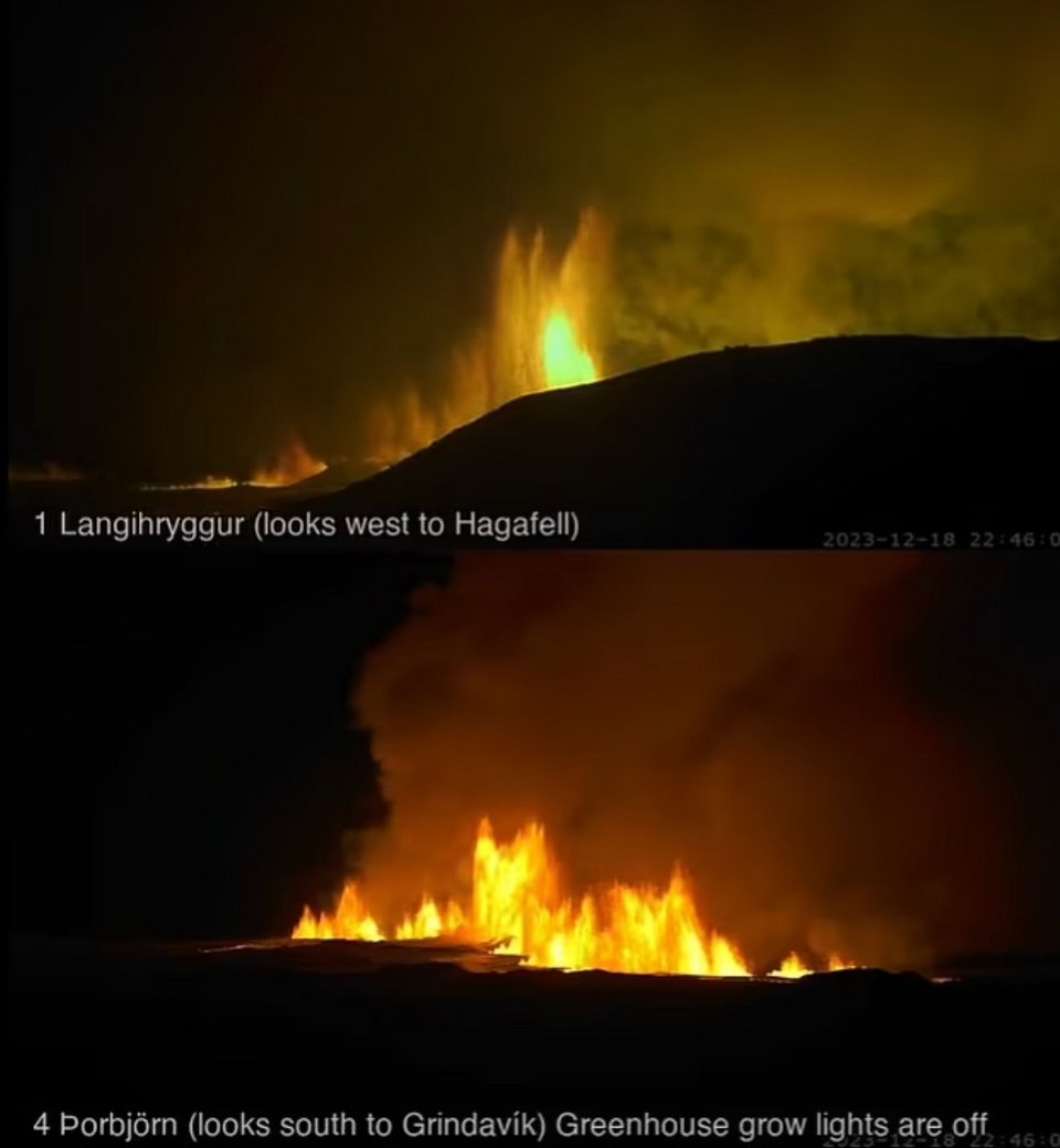 Καθηλωτικές εικόνες από την Ισλανδία, εκρήγνυται το ηφαίστειο