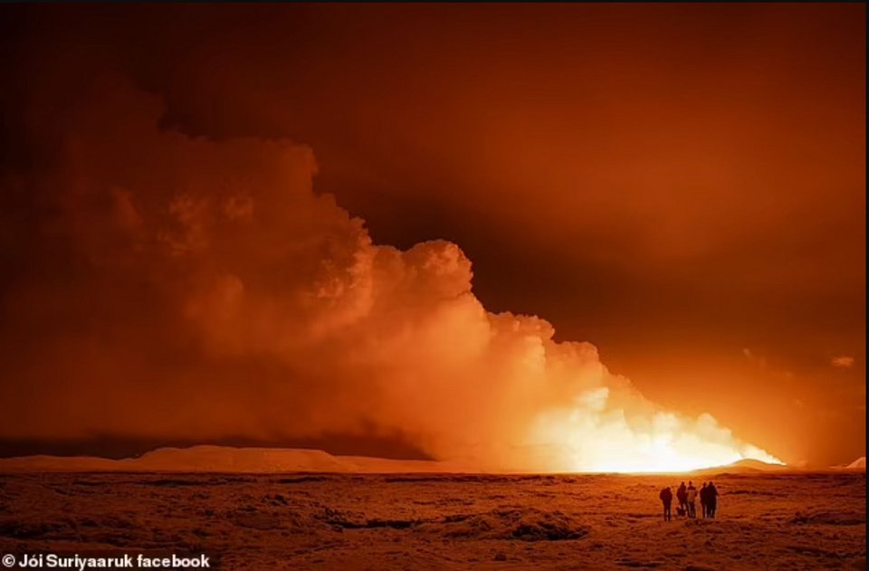 Καθηλωτικές εικόνες από την Ισλανδία, εκρήγνυται το ηφαίστειο