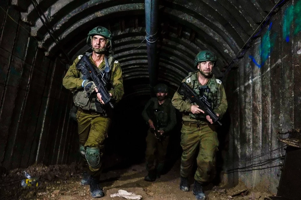Ισραηλινοί ατρατιώτες σε τούνελ της Χαμάς