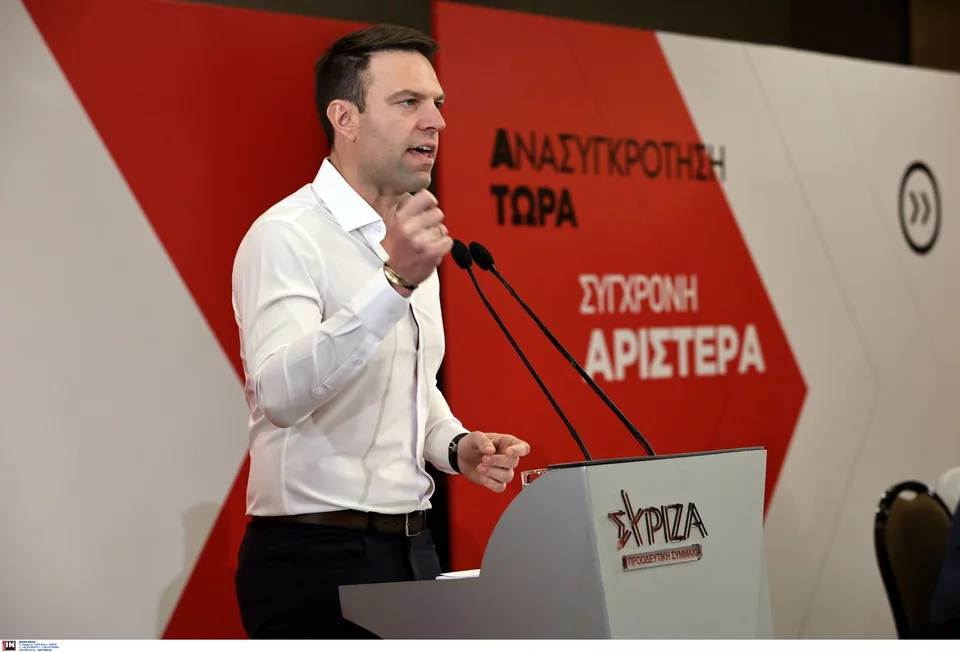 Ο Στέφανος Κασσελάκης μιλά στην Κεντρική Επιτροπή του ΣΥΡΙΖΑ -Φωτογραφία: Intimenews/ΛΙΑΚΟΣ ΓΙΑΝΝΗΣ