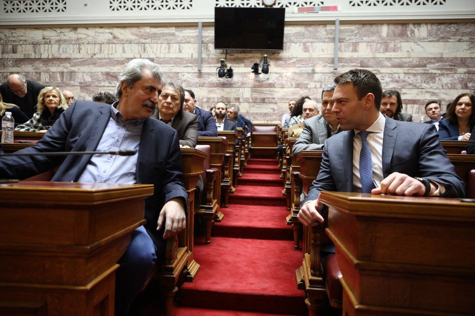 Στέφανος Κασσελάκης και Παύλος Πολάκης- Φωτογραφία Γιάννης Παναγόπουλος-Eurokinissi