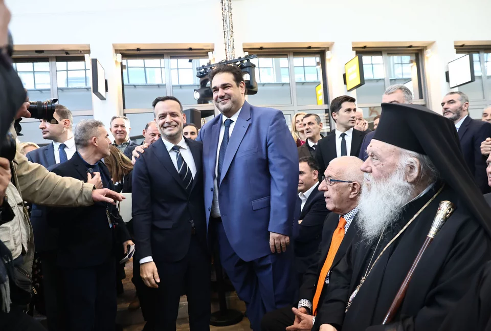 Ο νέος δήμαρχος Αθηναίων με τον αναπληρωτή υπουργό Εσωτερικών Θοδωρή Λιβάνιο