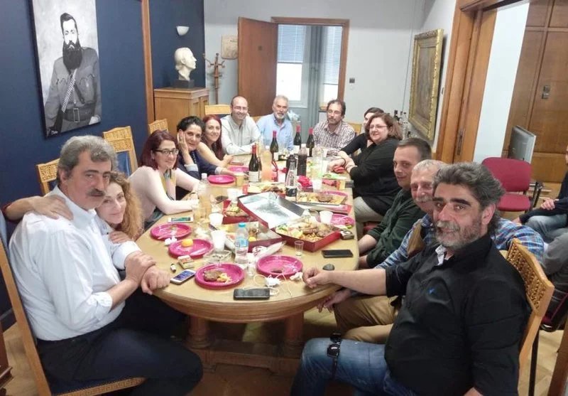 Από την γιορτή Πολάκη στο υπουργείο για τα γενέθλιά του το 2019
