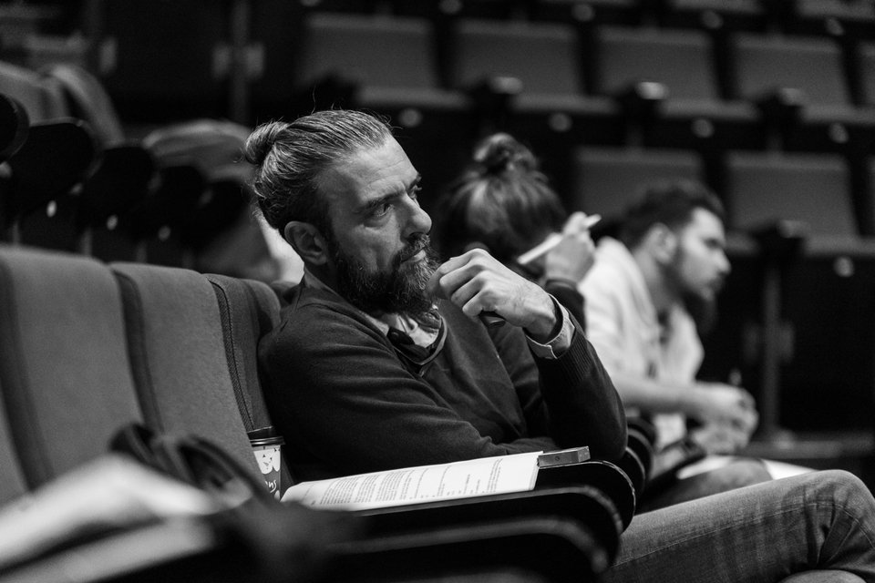 Σωτηρης Τσαφούλιας στις πρόβες στο ΙΜΚ 