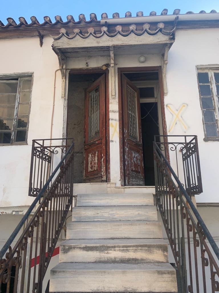 Άποψη Οικίας Παλαμά εξωτερικά. Υφιστάμενη κατάσταση