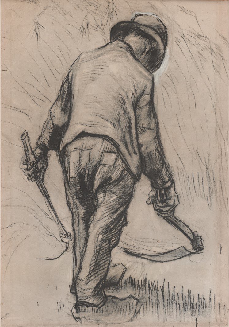 Vincent Van Gogh, «Θεριστής», τύπωμα, 54 x 36,5 εκ., Τ.Ι.Τ. 2000.204
