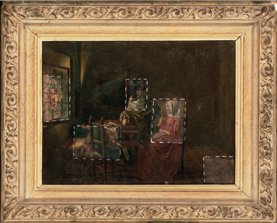 Αναλύοντας το έργο από τη Δωρεά Αλίκης και Νέστωρα Τέλλογλου που μετά από έρευνες αμφισβητήθηκε ότι όντως ανήκει στον Βερμέερ /Τελλόγλειο