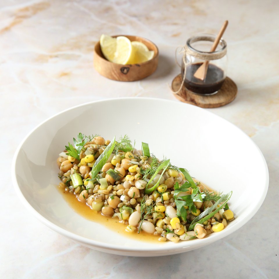 Κρητική Οσπριάδα με σος λεμονιού