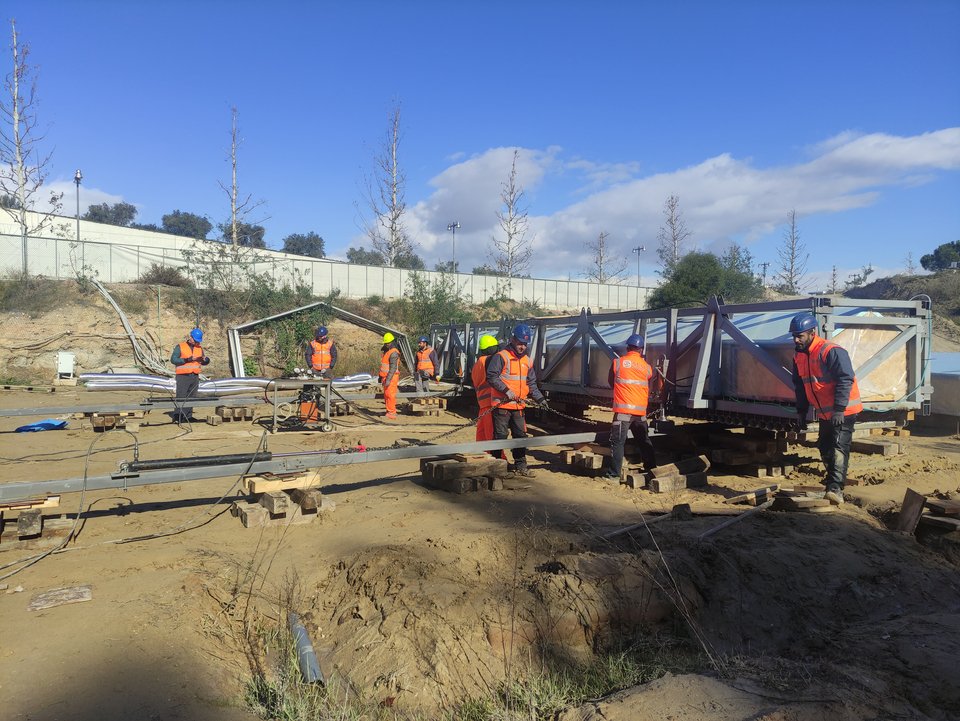 Μετακίνηση στην προσωρινή θέση με ολίσθηση