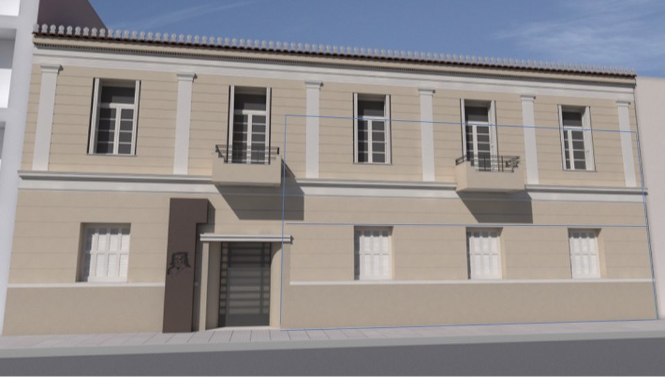 Φωτορεαλιστική απεικόνιση Οικίας Παλαμά