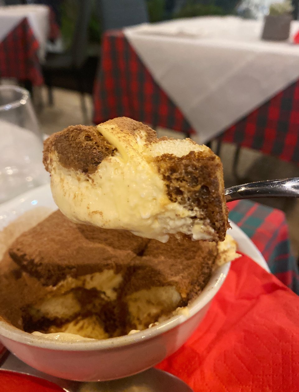 Το καταπληκτικό τιραμισού του Μάρκο Τζεναμπόνι / Φωτογραφία: Μάνος Λειβαδάρος/iefimerida