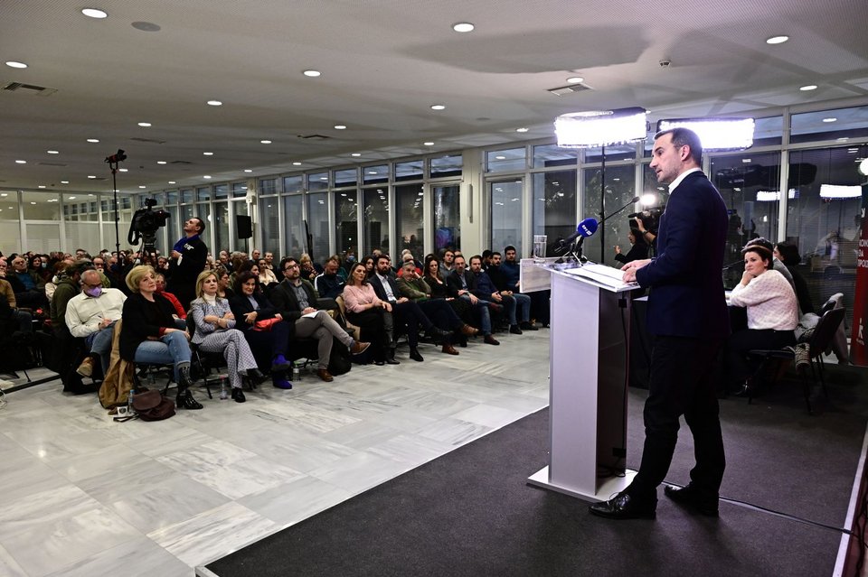 Η πρώτη σύσκεψη στελεχών της Νέας Αριστεράς / Φωτογραφία: Eurokinissi