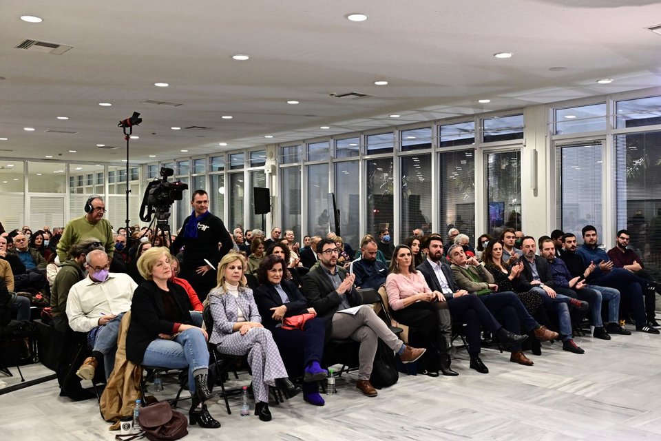Η πρώτη σύσκεψη στελεχών της Νέας Αριστεράς / Φωτογραφία: Eurokinissi