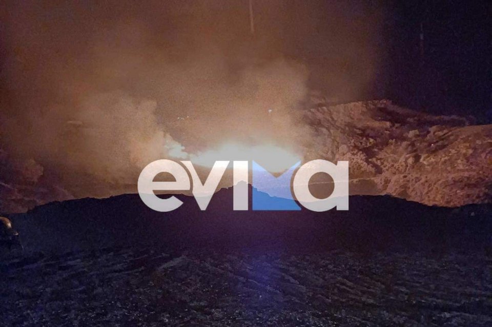 φωτιά στη νότια Εύβοια