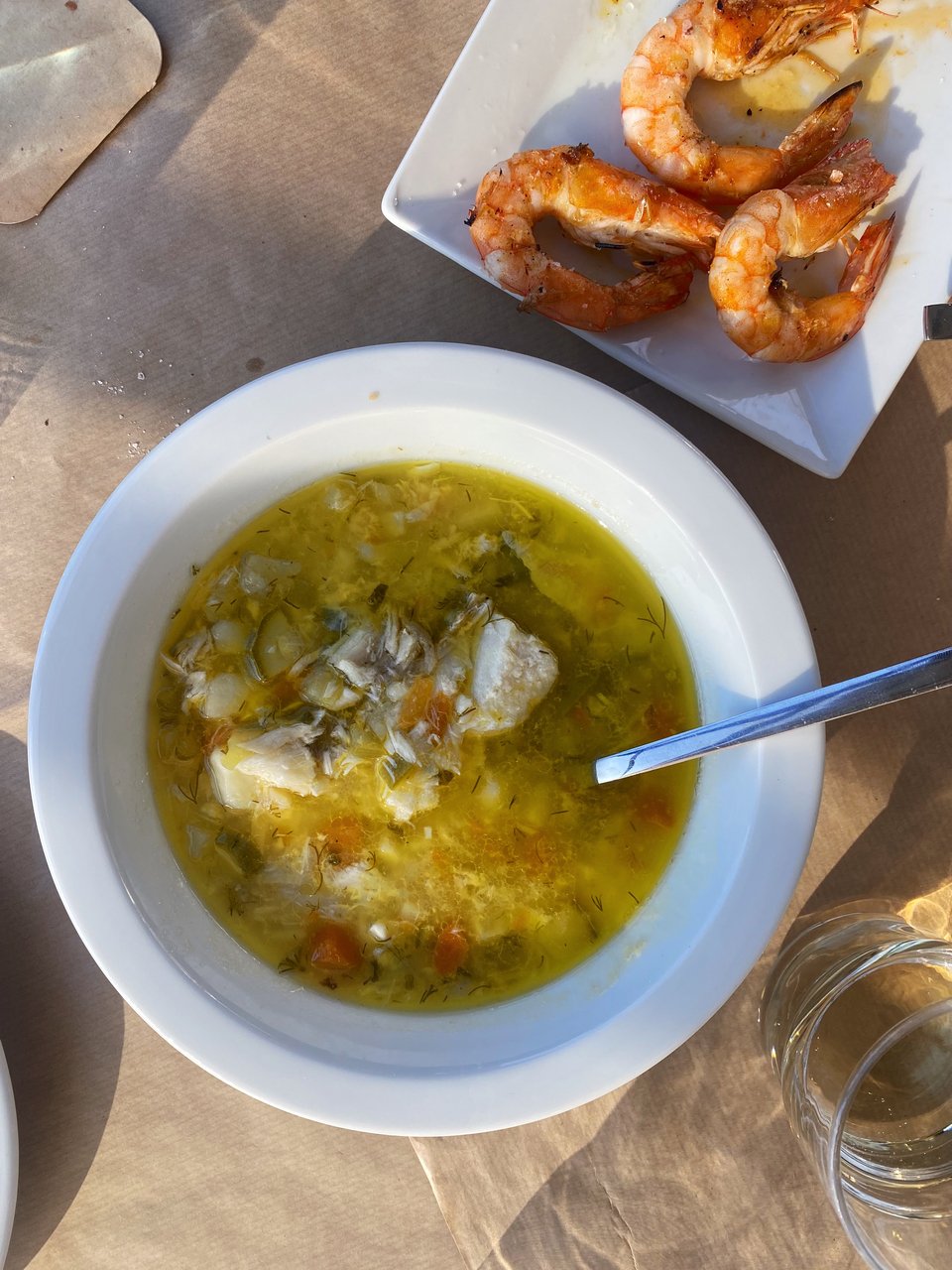 Η σπιτική ψαρόσουπα του Polpo. 