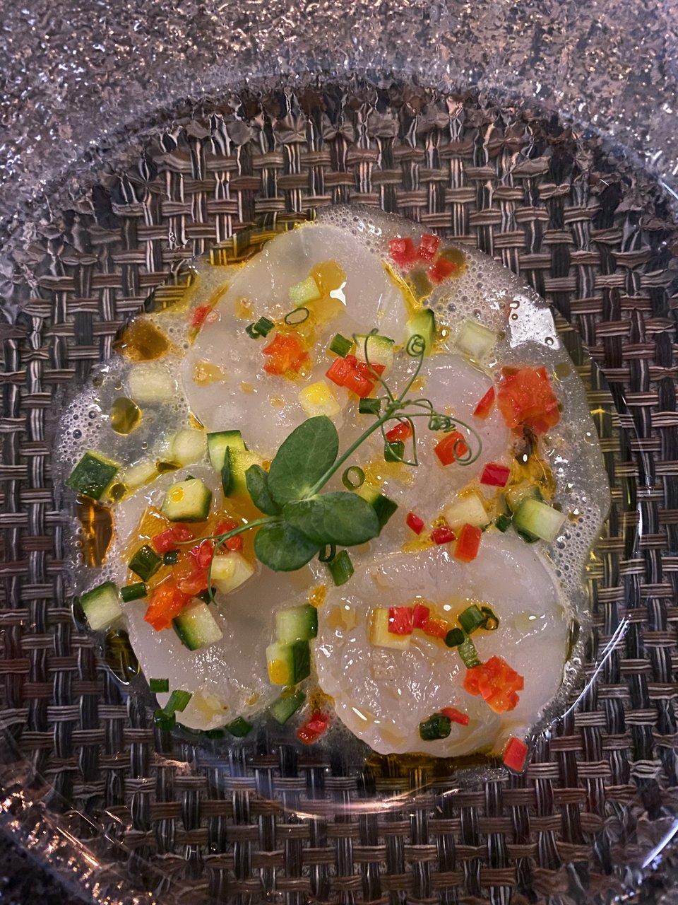 Το tiradito με χτένια