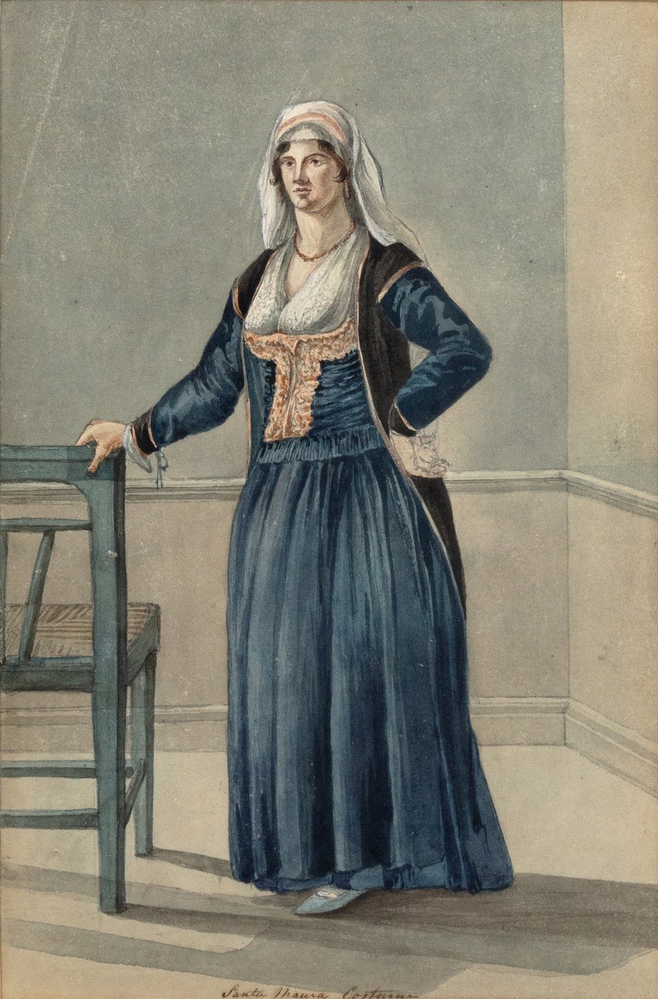 Joseph Cartwright, Santa Maura Costume (Λευκαδίτικη φορεσιά), Εκτίμηση € 3.000-4000