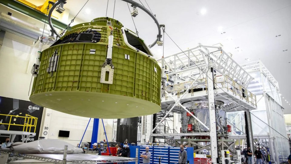 H διαστημική κάψουλα Orion της αποστολής Artemis III της NASA