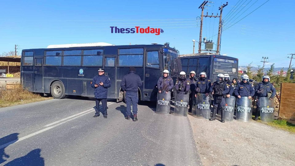 αγρότες, μπλόκο αστυνομίας