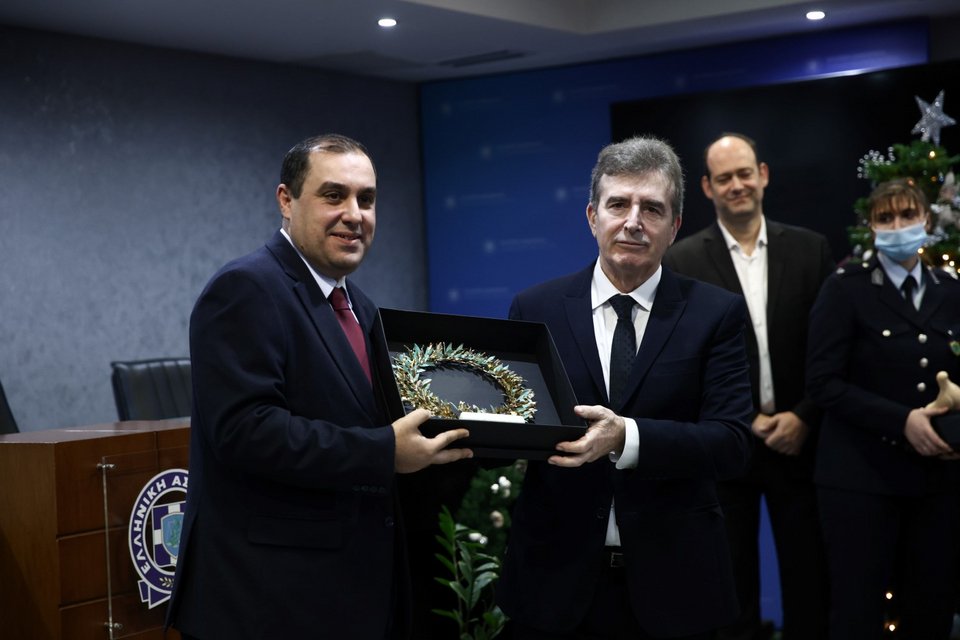 Ο Κώστας Κατσαφάδος με τον Μιχάλη Χρυσοχοΐδη / Dimitris Kapantais / SOOC