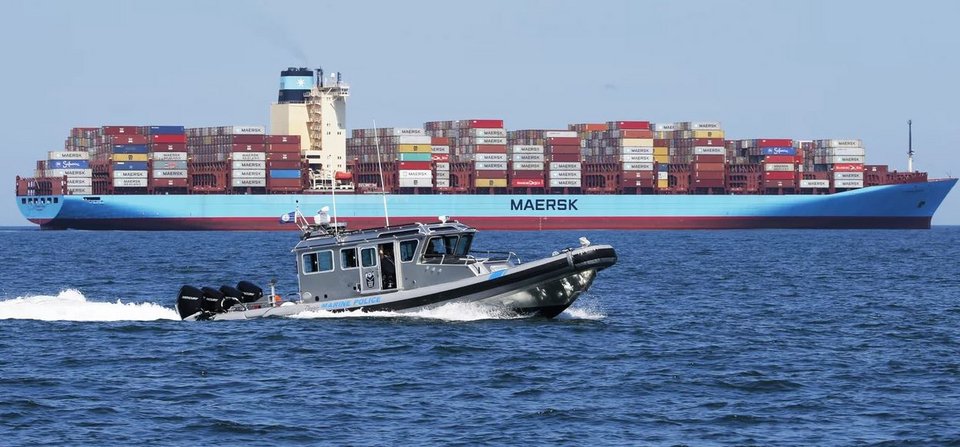 Πλοίο μεταφοράς εμπορευματοκιβωτίων της Maersk / Φωτογραφία αρχείου: AP Photo / Steve Helber