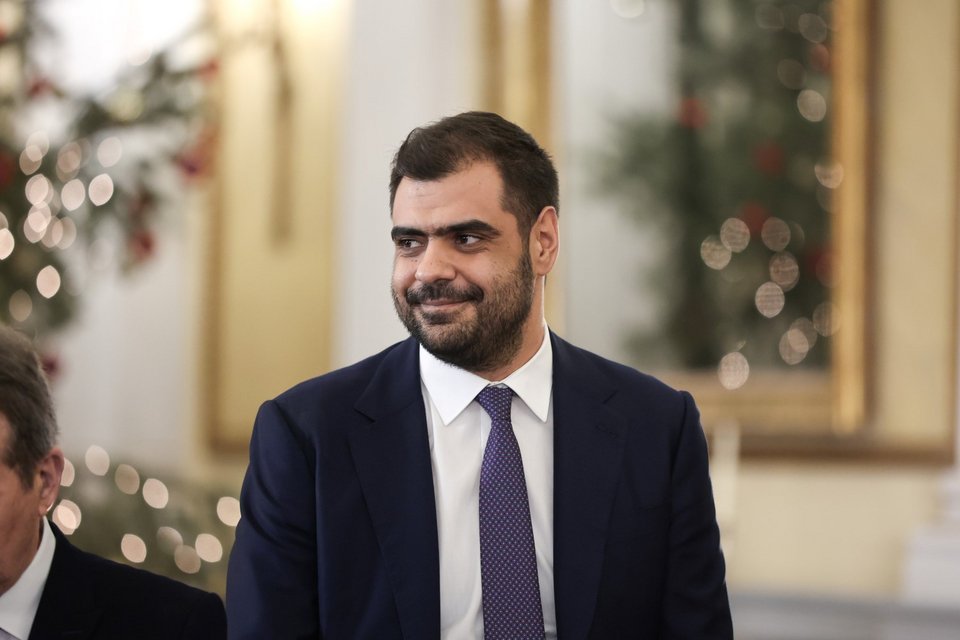 Ο υφυπουργός παρά τω πρωθυπουργώ Παύλος Μαρινάκης-Φωτογραφία: Aris Oikonomou / SOOC 