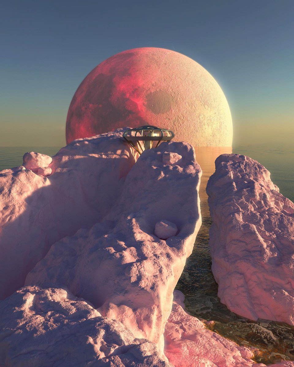 Φουτουριστικό κτίριο σχεδιασμένο στο Metaverse / Φωτογραφία: zyvastudio/Instagram