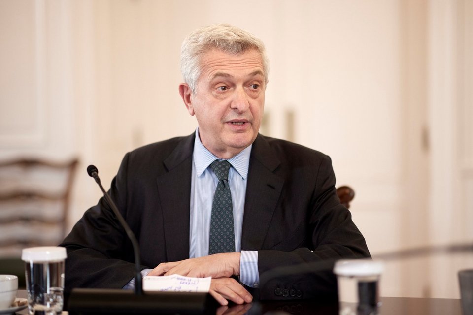 Ο πρωθυπουργός υποδέχτηκε στο Μέγαρο Μαξίμου τον ύπατο αρμοστή του ΟΗΕ για τους πρόσφυγες Filippo Grandi / Φωτογραφία: ΓτΠ Δημήτρης Παπαμήτσος 