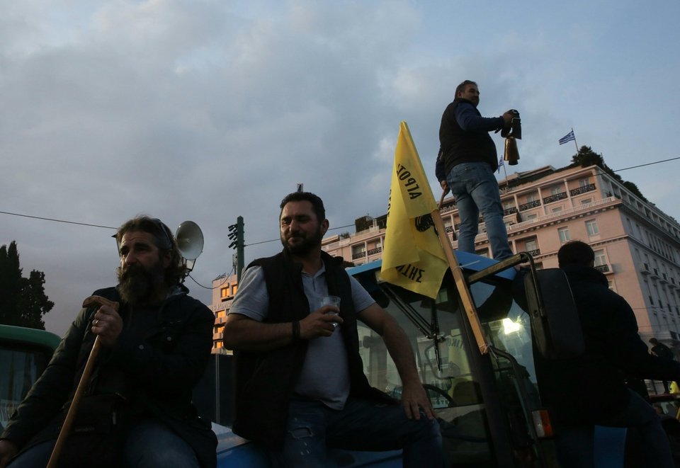 Συγκέντρωση αγροτών στην πλατεία Συντάγματος / ΑΠΕ-ΜΠΕ