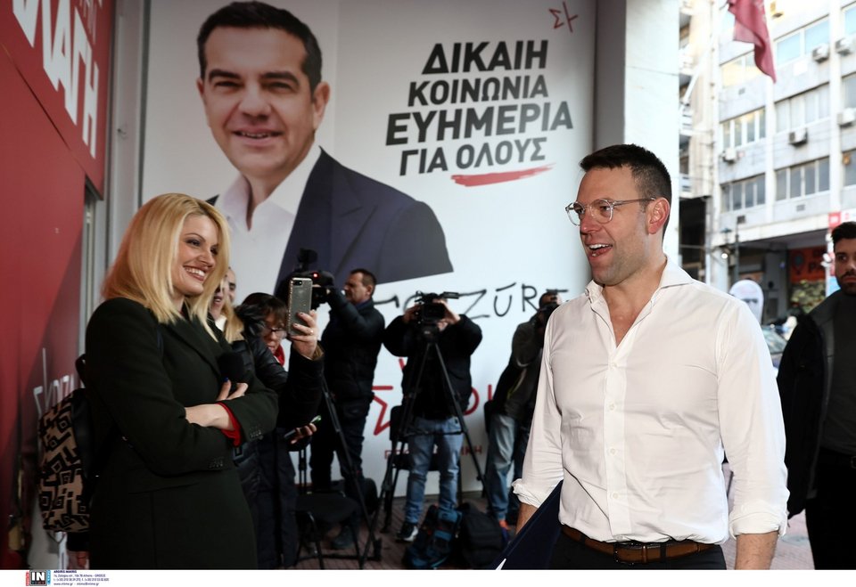 Ο Στέφανος Κασσελάκης προσέρχεται στη συνεδρίαση της Πολιτικής Γραμματείας του ΣΥΡΙΖΑ / Φωτογραφία: Intime ΛΙΑΚΟΣ ΓΙΑΝΝΗΣ