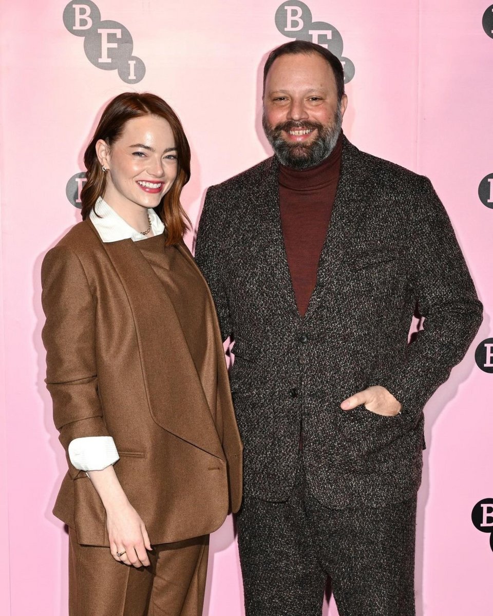 Η Έμμα Στόουν και ο Γιώργος Λάνθιμος στο BFI
