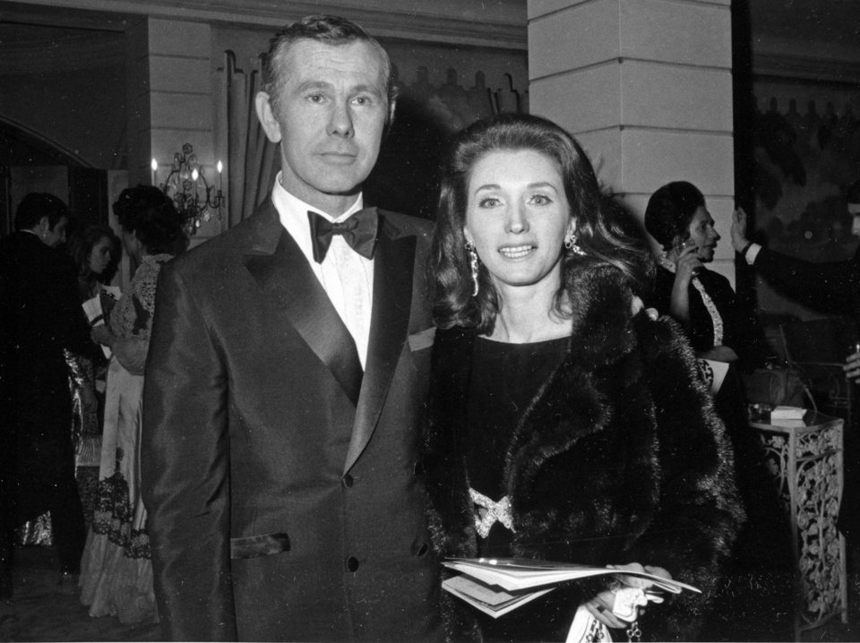 Η Joanne Carson με τον σύζυγό της, κωμικό, Johnny Carson