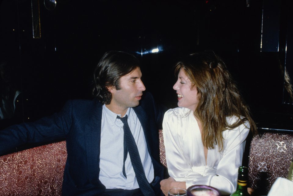 Ο Jacques Doillon και η Jane Birkin σε ένα πάρτι τη δεκαετία του '80