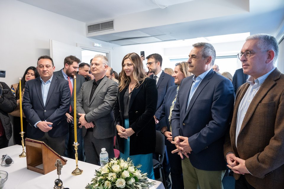 Εγκαινιάστηκε το νέο σύγχρονο κτίριο της Περιφερειακής Διεύθυνσης του ΟΠΕΚΑ στην Τρίπολη από τη Σοφία Ζαχαράκη