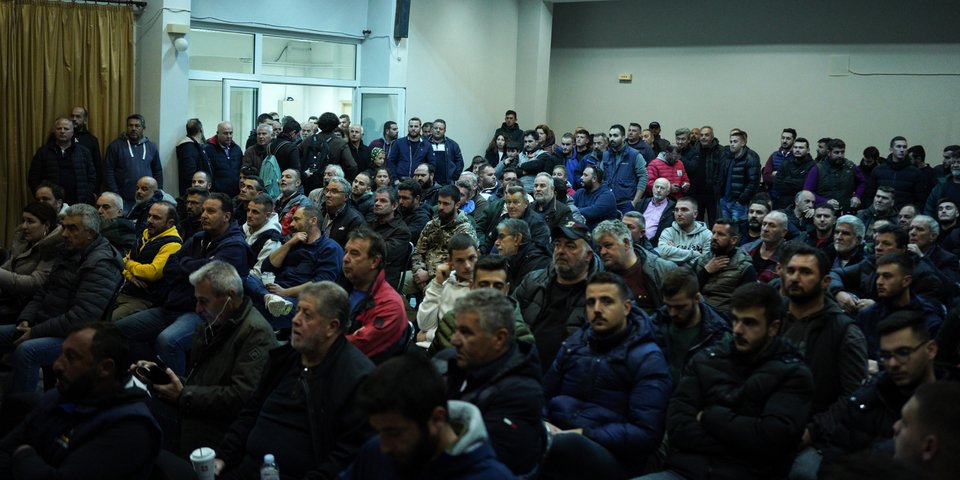 Συνέλευση αγροτών στο Κάστρο Βοιωτίας / Φωτογραφία: Nick Paleologos / SOOC