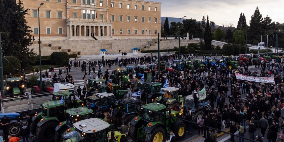 Συλλαλητήριο αγροτών στο Σύνταγμα / SOOC