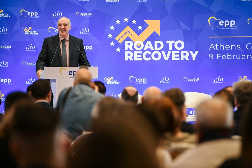Ο ευρωβουλευτής της ΝΔ και πρών πρόεδρος του κόμματος Βαγγέλης Μεϊμαράκης