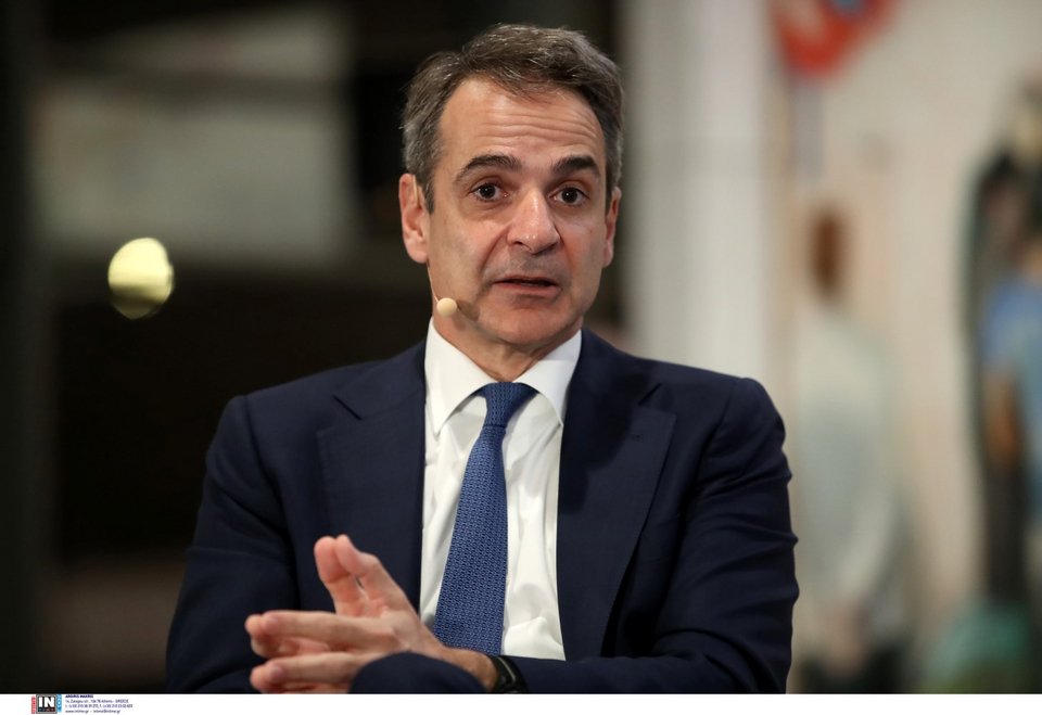 Ο Κυριάκος Μητσοτάκης στο συνέδριο για τη Μεταπολίτευση / Φωτογραφία: Intimenews/ΕΥΑΓΓΕΛΑΤΟΣ ΑΛΕΞΑΝΔΡΟΣ
