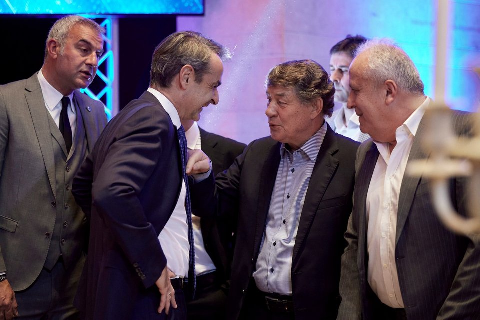 Ο Κυριάκος Μητσοτάκης με τον Ότο Ρεχάγκελ